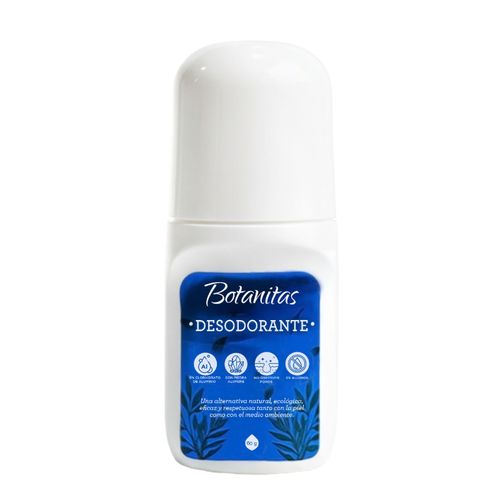 Desodorante Natural Roll-On Botanitas Frasco x 60 ml