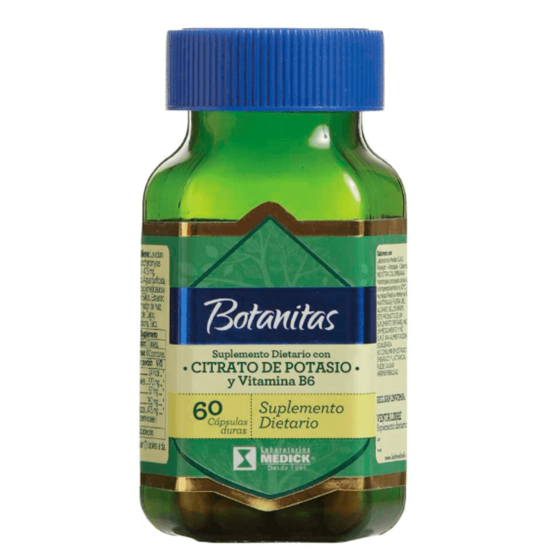 Suplemento Citrato Potasio + Vitamina B6