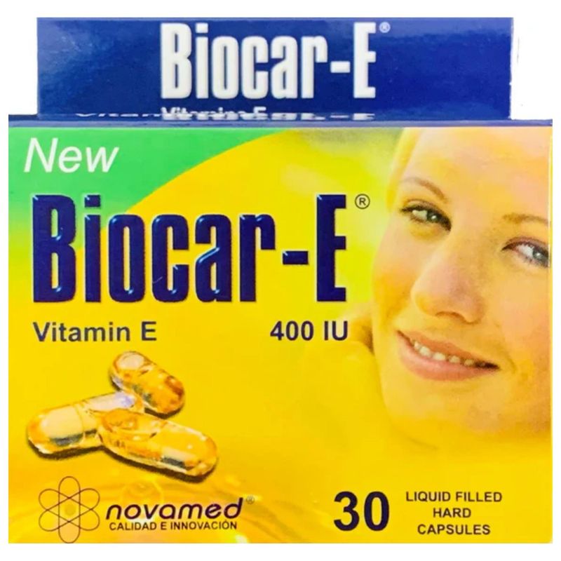 Biocar E Vitamina 400 30 Cápsulas Oral