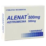 Alenat 500 Mg Tabletas Analgésico x 3 Tabletas