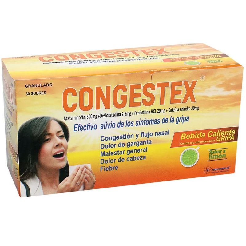 Oferta Congestex Gripa Granulado X 30 Sobres