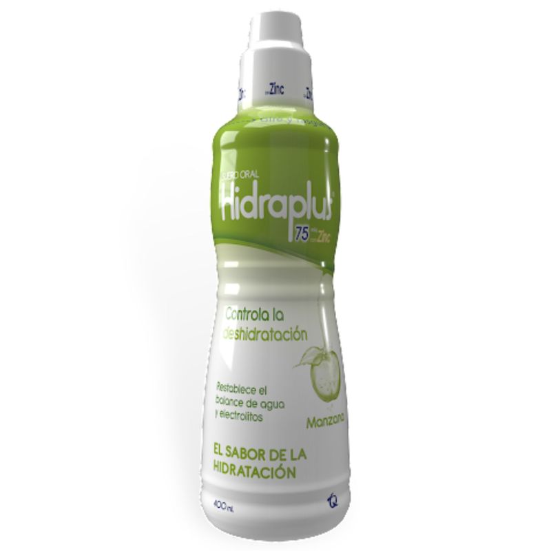 Hidraplus Zinc Manzana 400 ml Hidratación