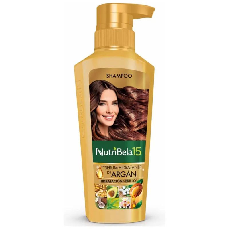 Shampoo Nutribela Argán 200 ml Capilar