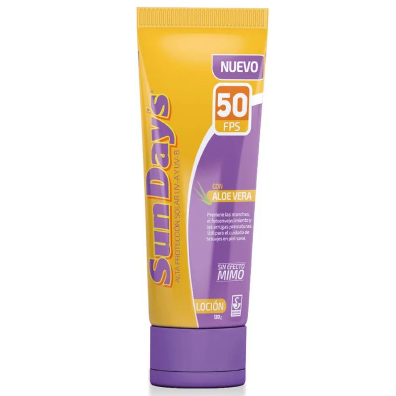 Protector Solar Sundays FPS 50 - Tubo x 120g