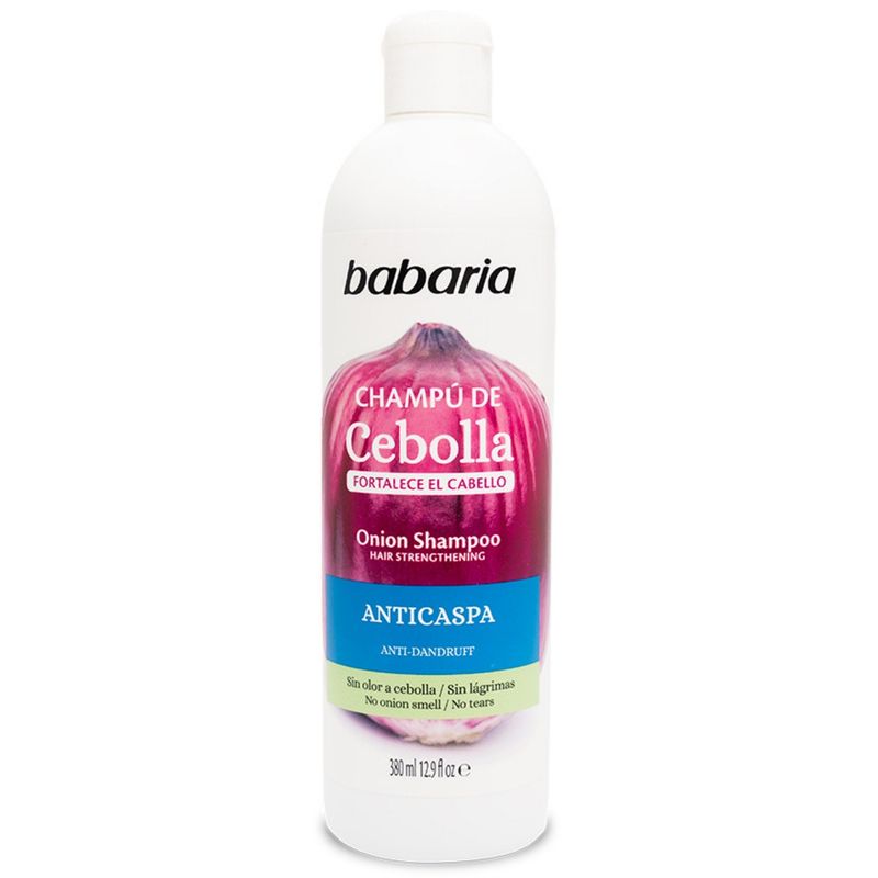 Shampoo Babaria Cebolla Anticaspa 380ml