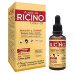 Aceite Ricino Castor Oil 50 ml Gotas Natural