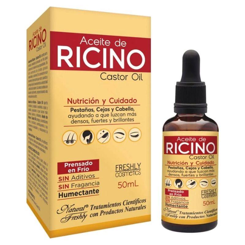 Aceite Ricino Castor Oil 50 ml Gotas Natural