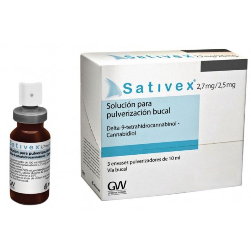 Sativex Solución Bucal 3 Frascos 10 ml Rx