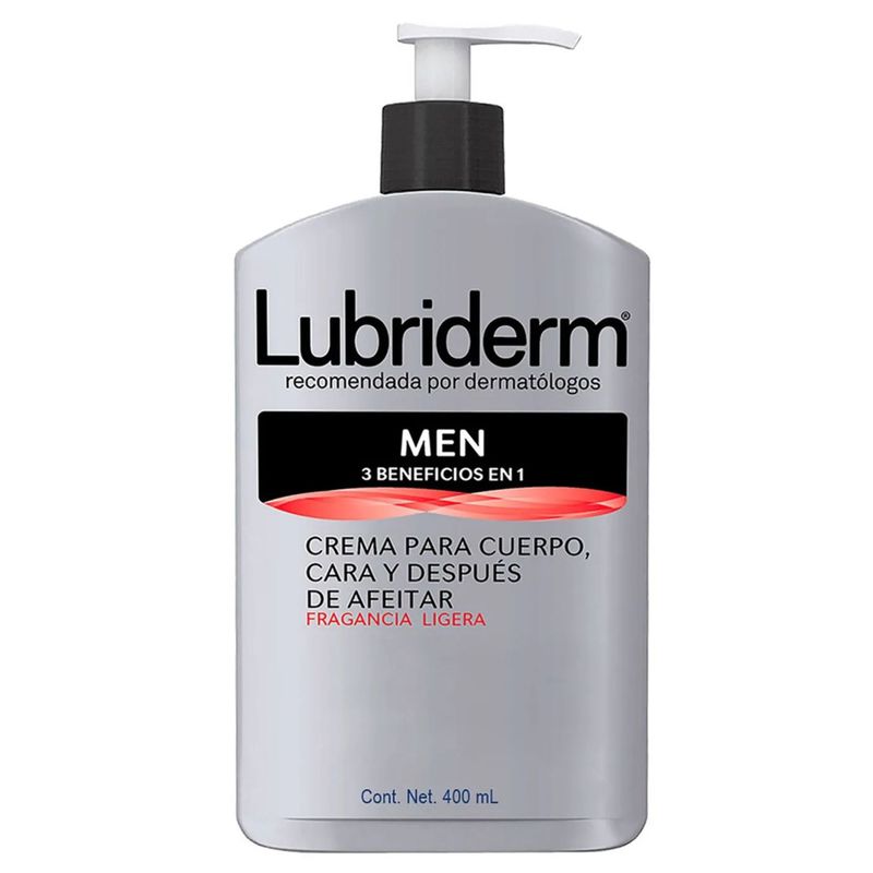 Lubriderm Men Fragancia Original 400 ml