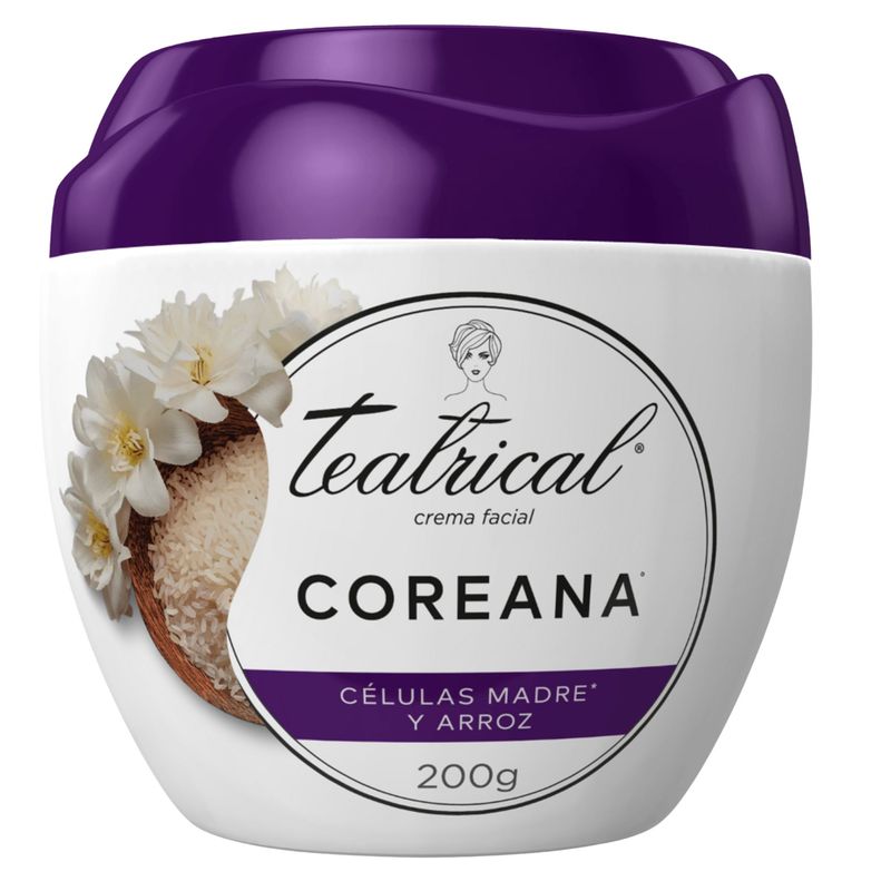 Crema Facial Teatrical Coreana - Tarro 200g