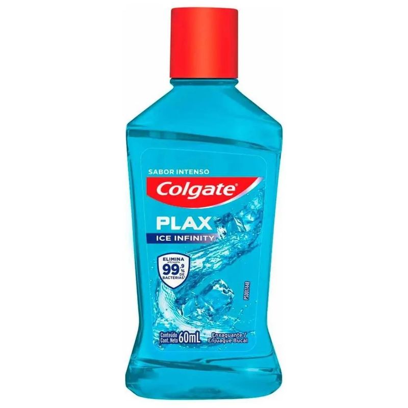 Enjuague Colgate Plax Ice Infinity 60 ml