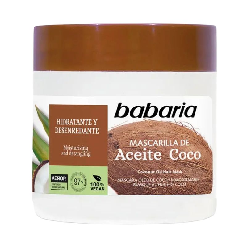 Mascarilla Capilar Babaria Coco - Pote x 400ml