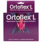 Ortoflex L 550mg + 65mg x 36 Tabletas Memp