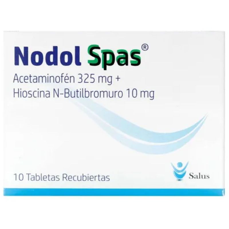 Nodol Spas Acetaminofén Hioscina x 10 Tabletas