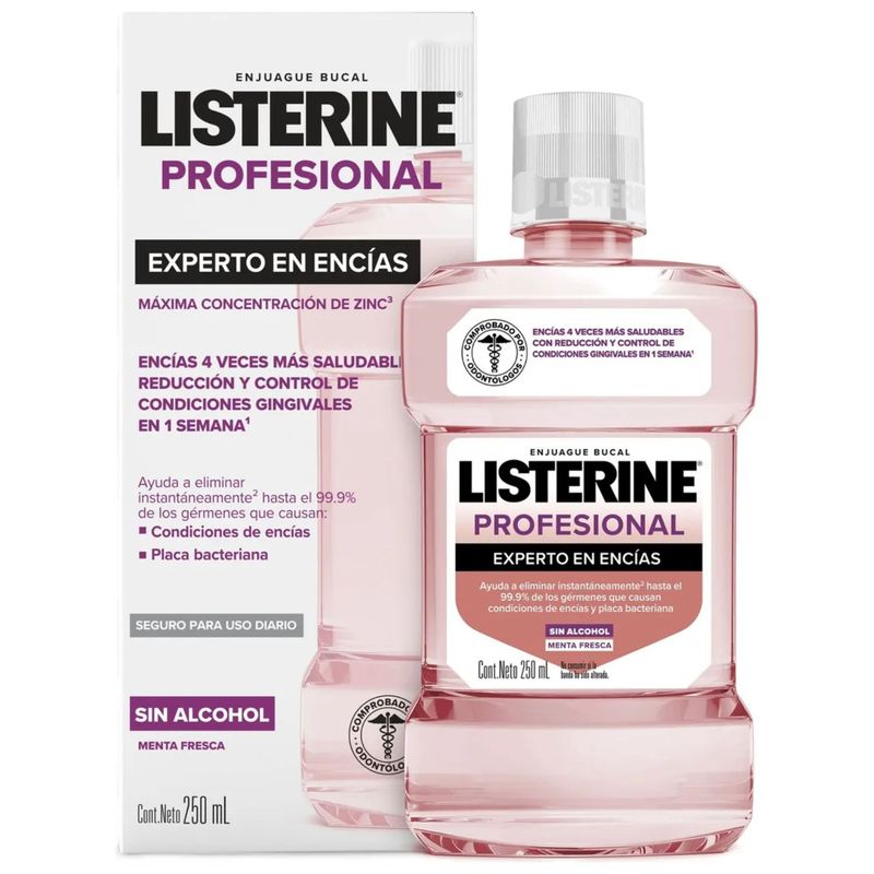Enjuague Bucal Listerine Encías 250 ml