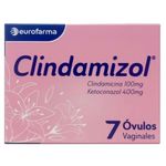 Clindamizol 100 mg/400 mg Caja X 7 Óvulos Euro
