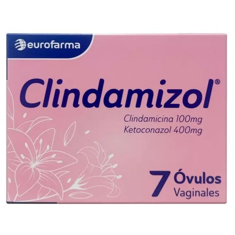 Clindamizol 100 mg/400 mg Caja X 7 Óvulos Euro