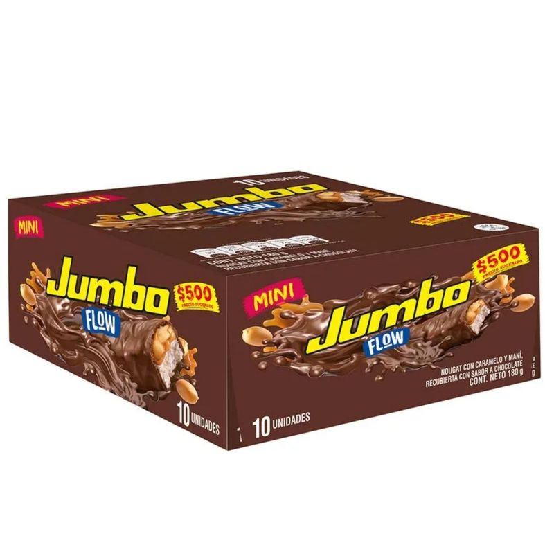 Chocolatina Jumbo Minis 10 Unidades Pack