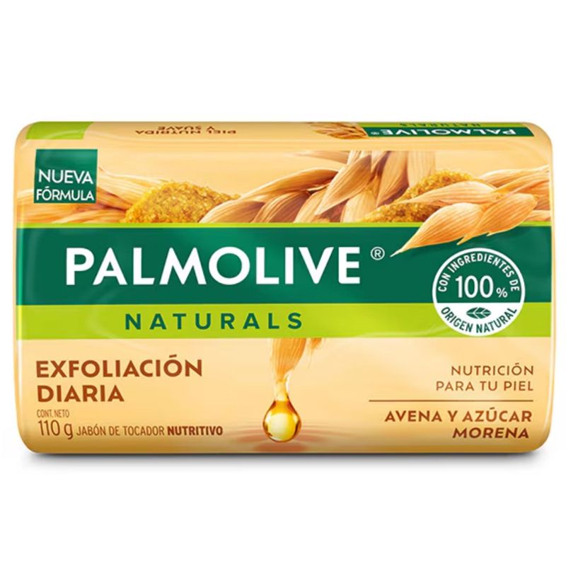 Jabón Palmolive Avena Barra X 110 Gr Colgate