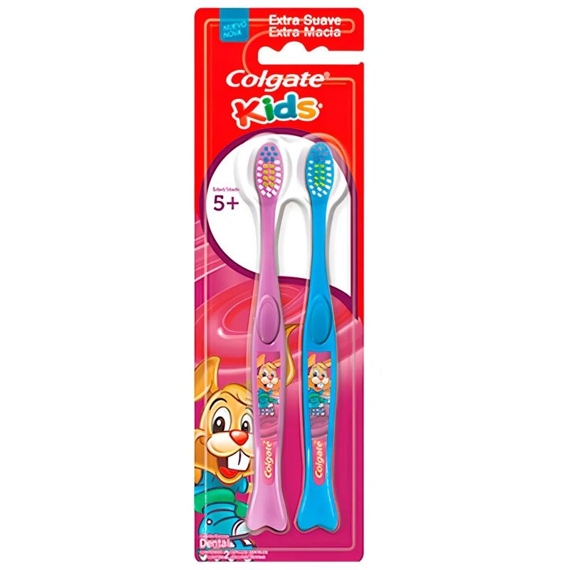 Cepillo Colgate Kids 5+ 2 Unidades Pack