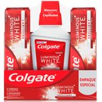 Colgate Lumin White x2 + Enjuague 250 Ml