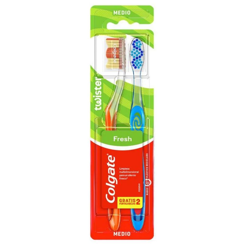 Cepillo De Dientes Colgate Twister 2 Cabezas