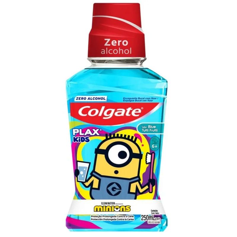 Enjuague Bucal Colgate Plax Kids Minions 250 Ml