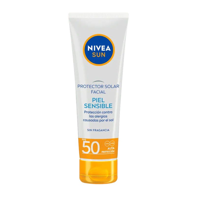Bloqueador Nivea Facial P/Sensible Fps 50 50Ml
