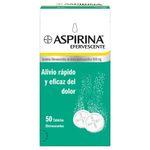 Aspirina 500 mg efervescente Bayer 50