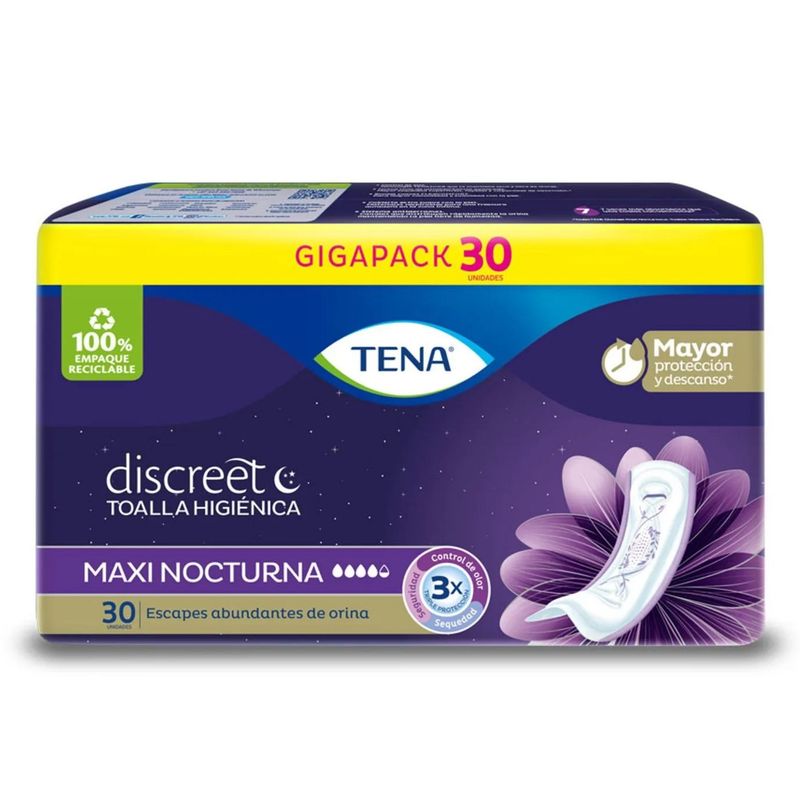 Toalla Higienica Tena Discreet Maxi 30un