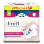 Protector Tena Discreet Largo Alas 80 Unidades