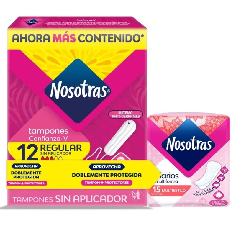 Tampones Nosotras Dig Regular 12 Und Oferta 15