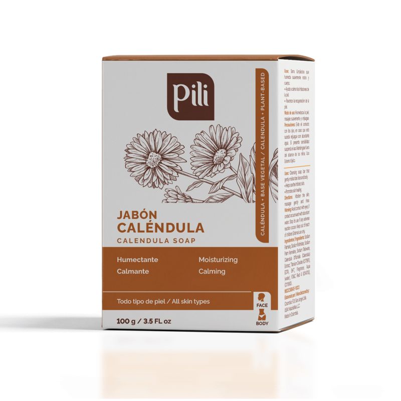 Jabón Pili De Caléndula Barra 100 Gr San Jorge