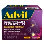 Advil Alivio Espalda Cuello 20 Cápsulas