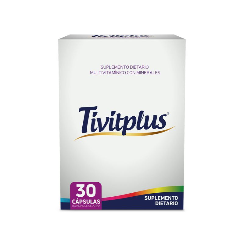 Tivitplus Multivitamínico Softgel 30 Cápsulas