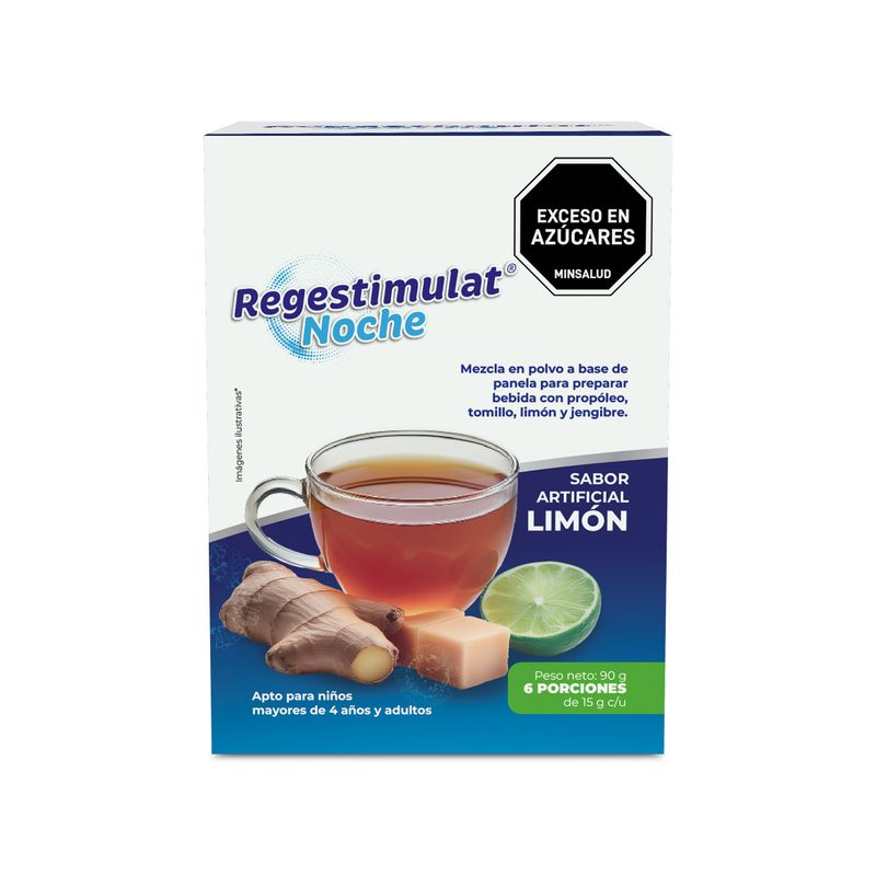 Regestimulat Gripa Noche Panela 6 Sobres 15 g