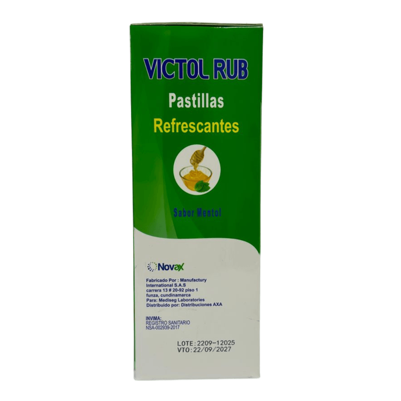 Pastillas Victolrub Mentol Caja X 25 Sobres