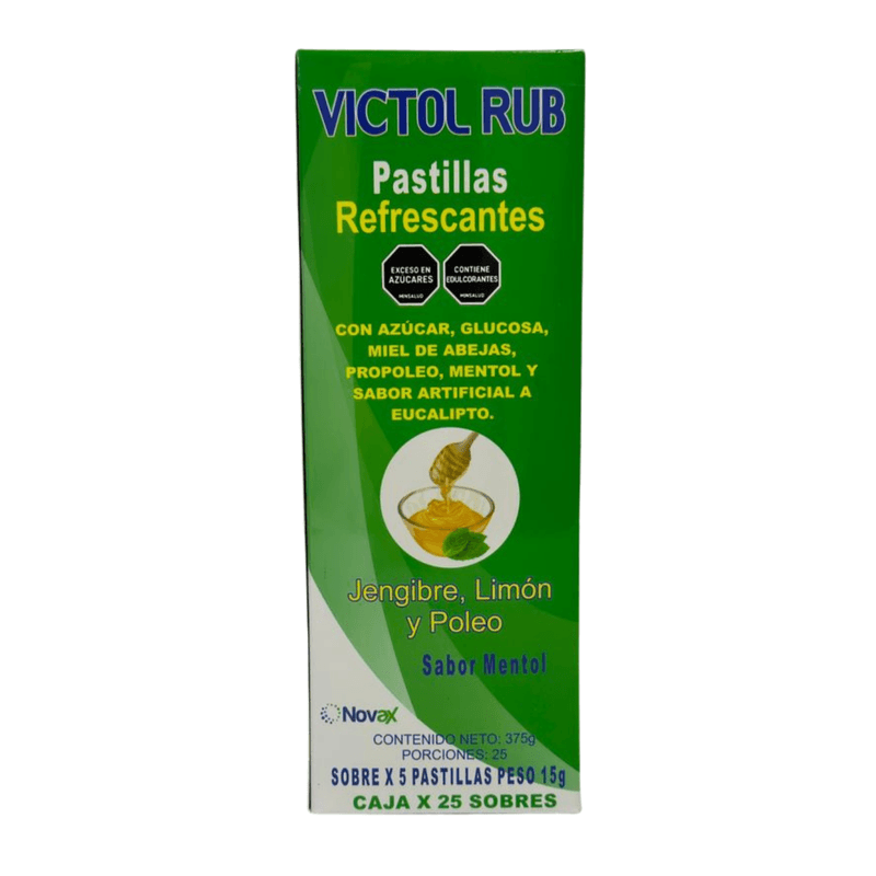 Pastillas Victolrub Mentol Caja X 25 Sobres
