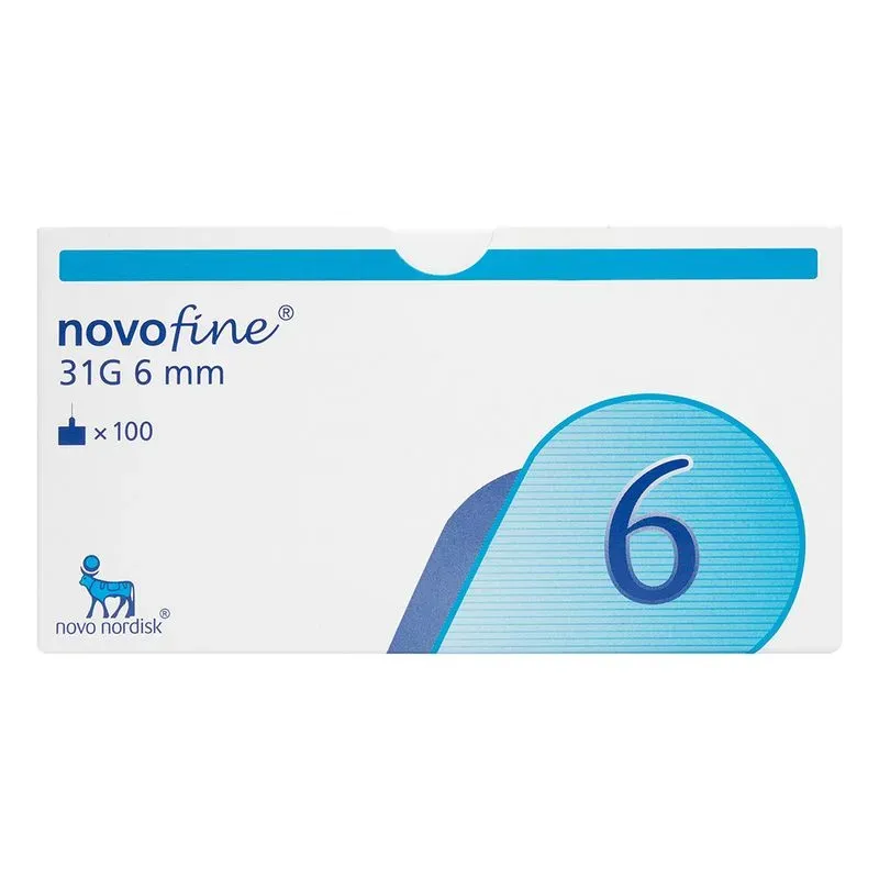 Aguja Hipodérmica Novofine 31G x 6mm x 100