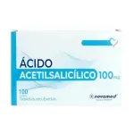 Ácido Acetilsalicílico Novamed 100mg x 100