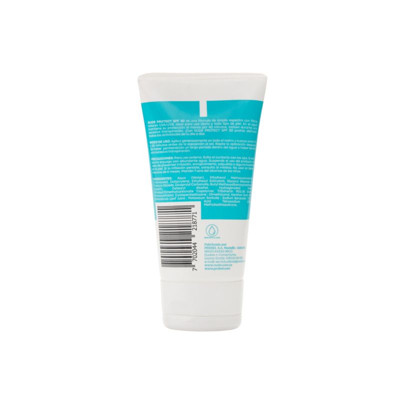 Nude Protector Spf30 Porta Frasco 40 Ml