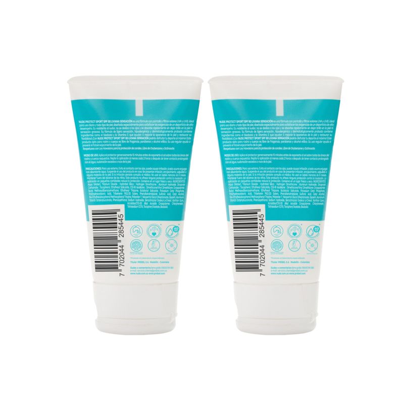 Protec Spf80 Liviana Sens 40 Ml 2 Und Pres Esp