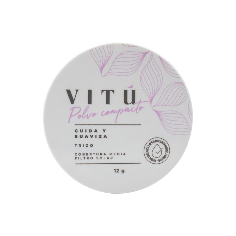 Vitú Trigo Nuez 3 Polvo Compacto Prebel