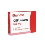 Cefuroxima 500 Mg Caja X 10 Tabletas Genfar