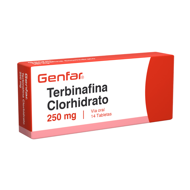 Terbinafina 250 Mg Caja X 14 Tabletas Genfar