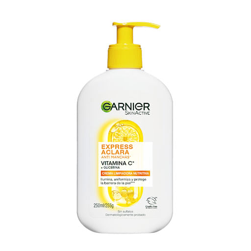 Crema Garnier Express Aclara Vitamina C 250 ml
