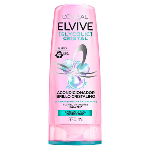 Acondicionador Elvive Glycolic Crystal 370 ml