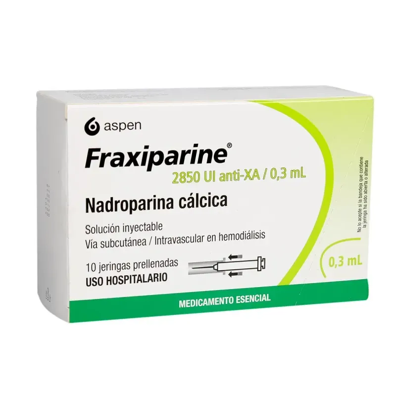 Fraxiparine 2850 UI/0.3 ml Jeringas 10