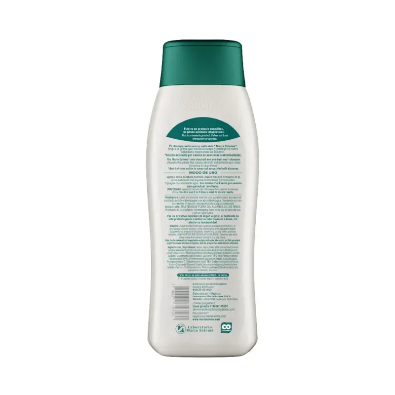 Shampoo Maria Salomé Control Caspa 400 ml