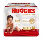 Pañales Huggies Natural Care XL 52 Unidades